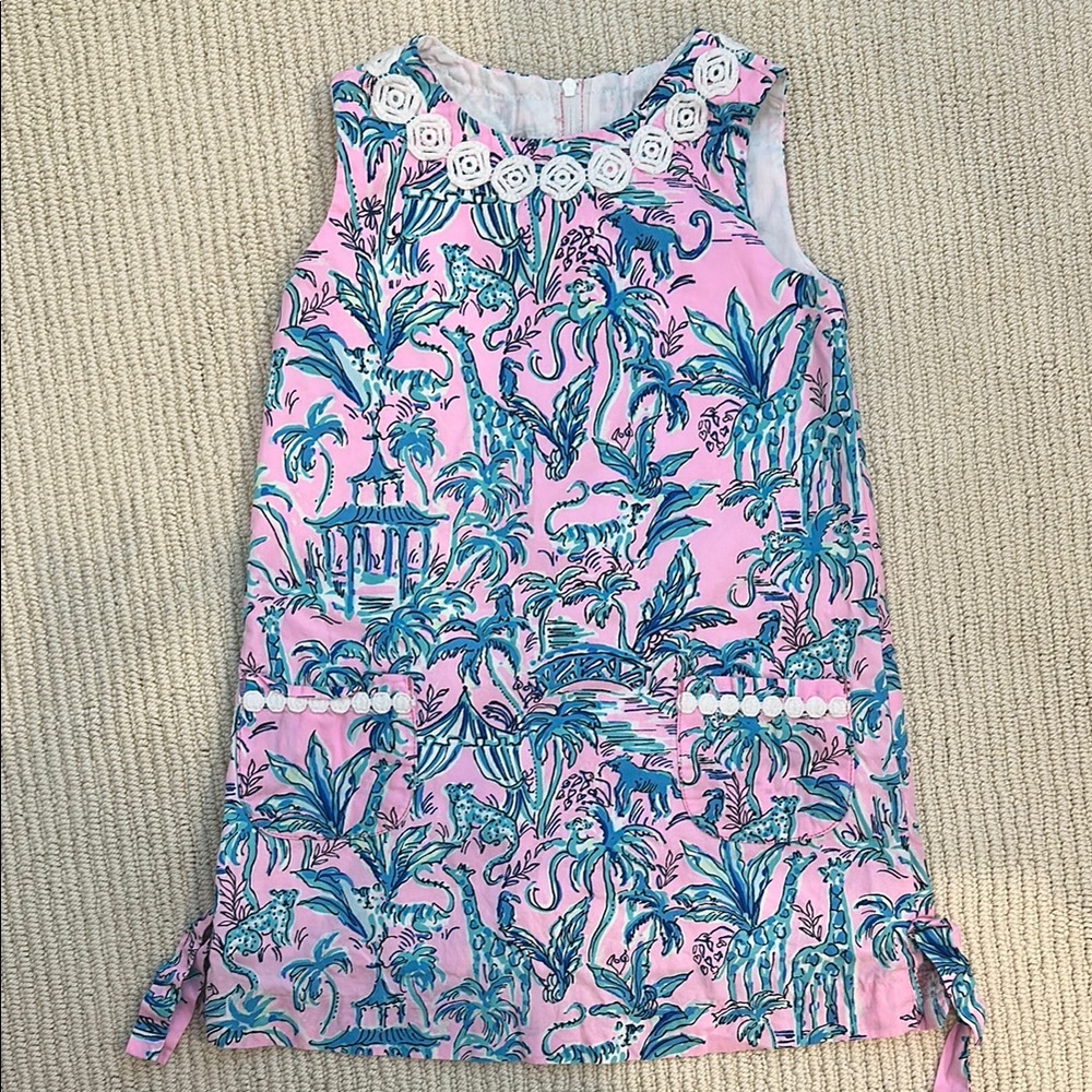 Lilly Pulitzer Pink and Blue Floral Dress